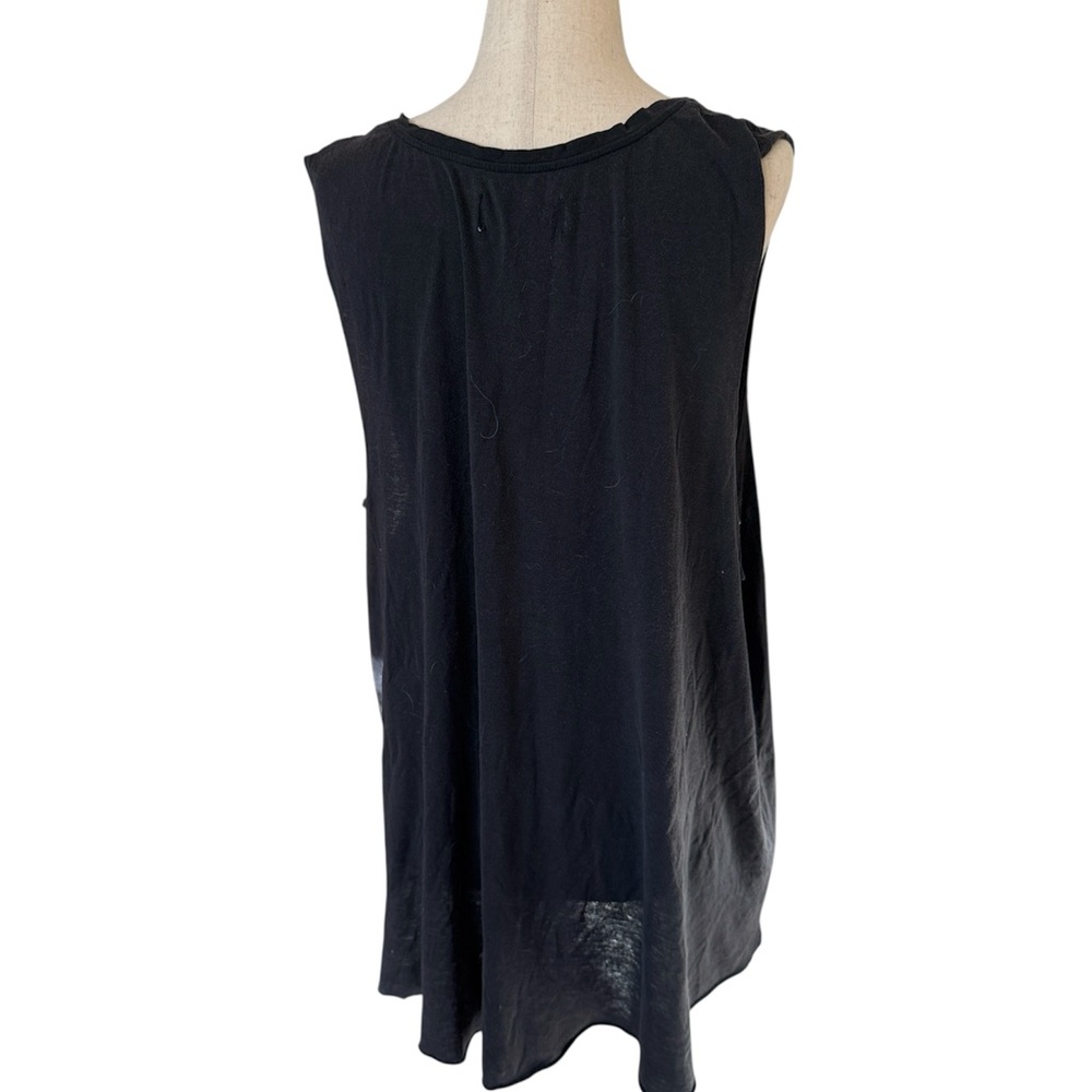 All Saints Nine Lives Black Cat Bandana Tank Top US 2 - Picture 3 of 5